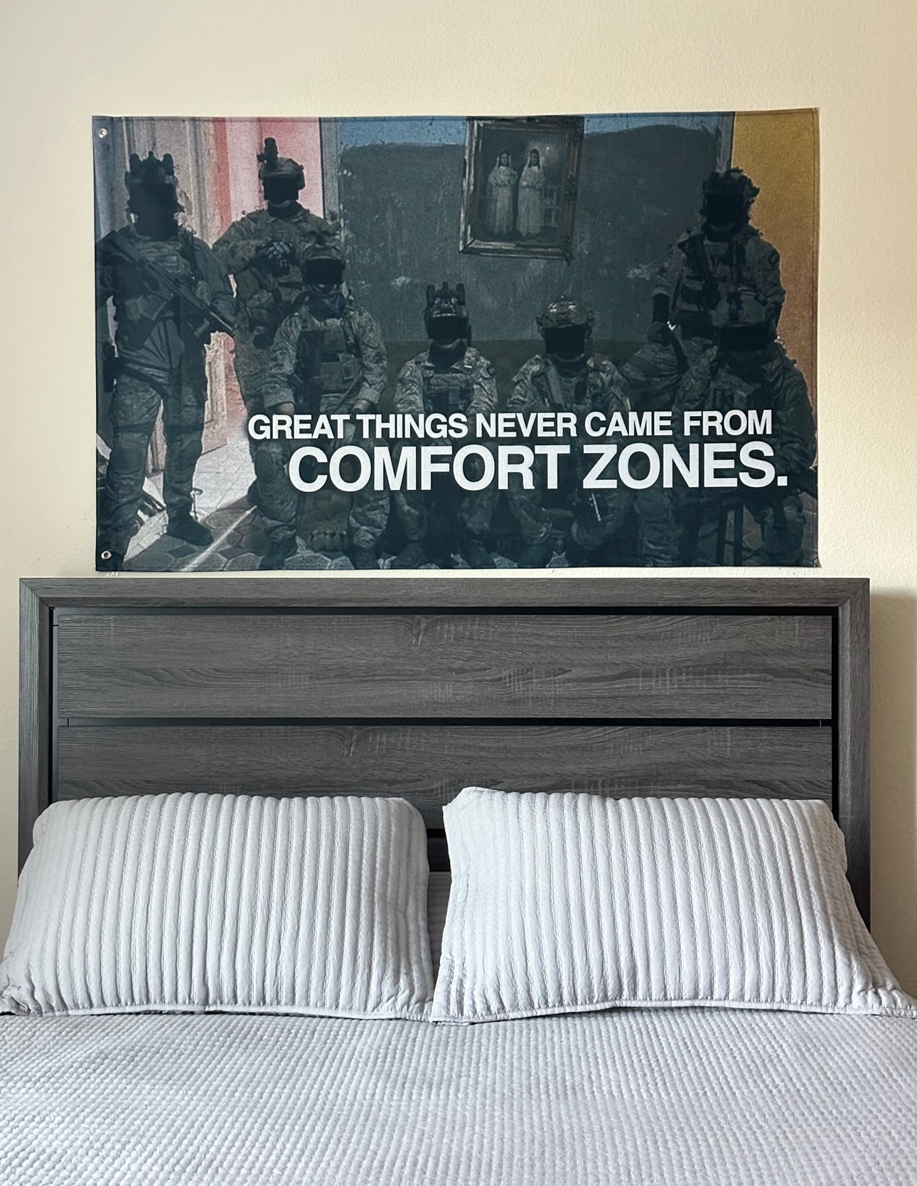 No Comfort Zones Flag