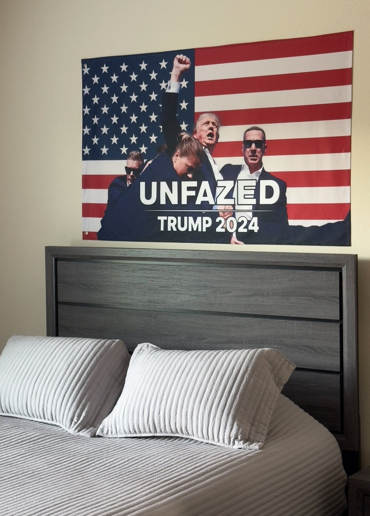 Unfazed Trump Flag