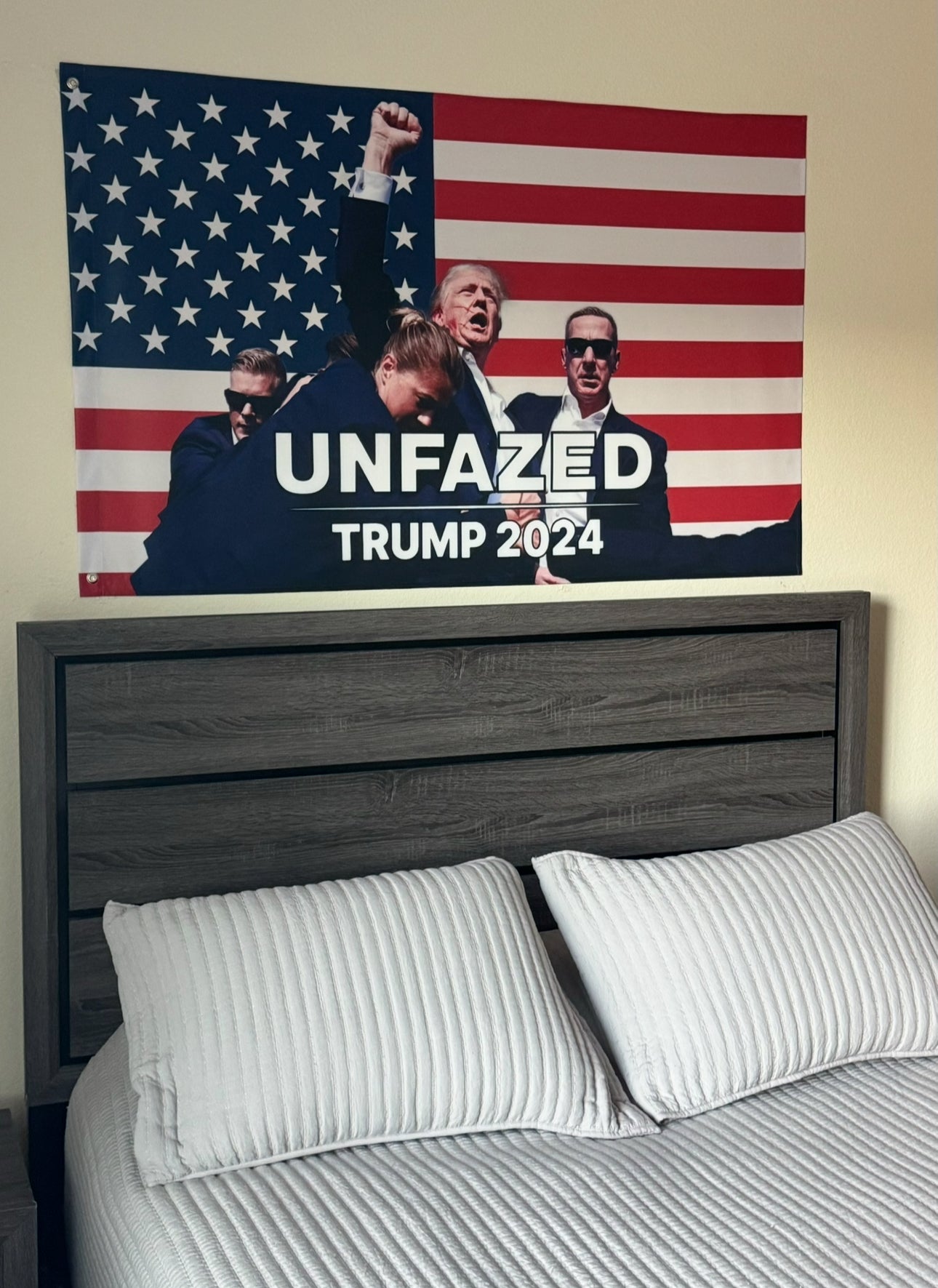 Unfazed Trump Flag