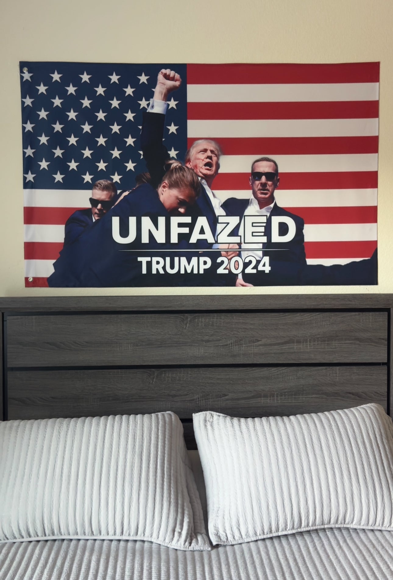 Unfazed Trump Flag