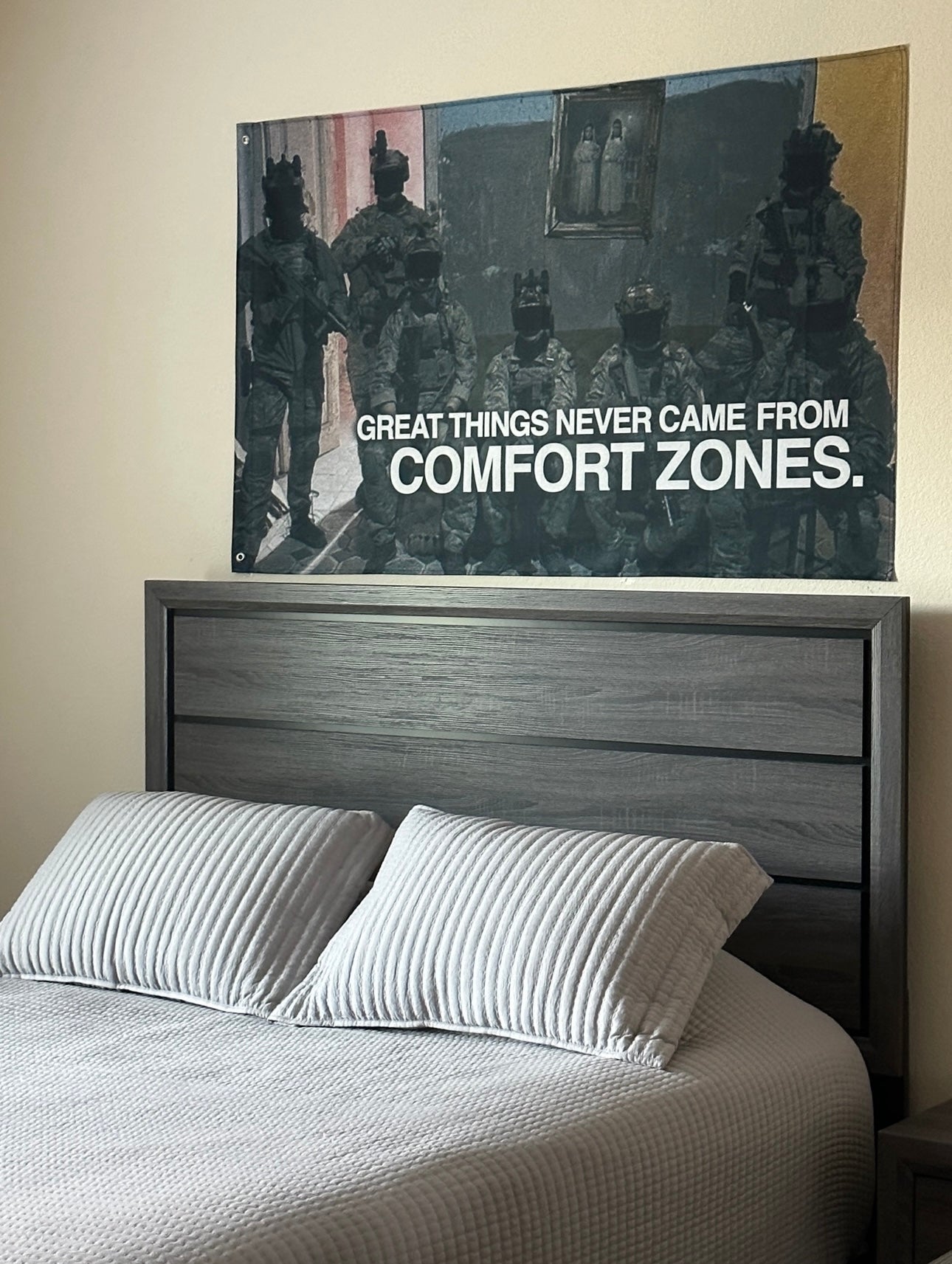 No Comfort Zones Flag